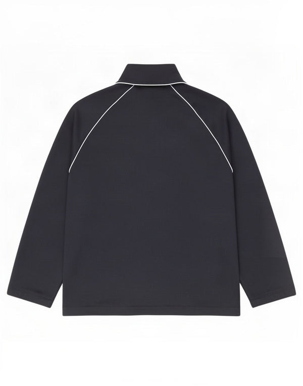 Lotto Womens Oversized træningsdragt Top Jacket UK 10 Small Black