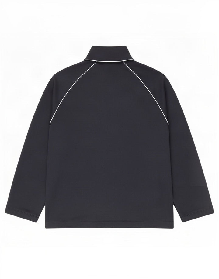 Lotto Womens Oversized træningsdragt Top Jacket UK 10 Small Black