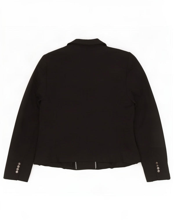 Marks & Spencer Dame Skræddersyet Fit Blazer Jacket UK 14 Medium Black