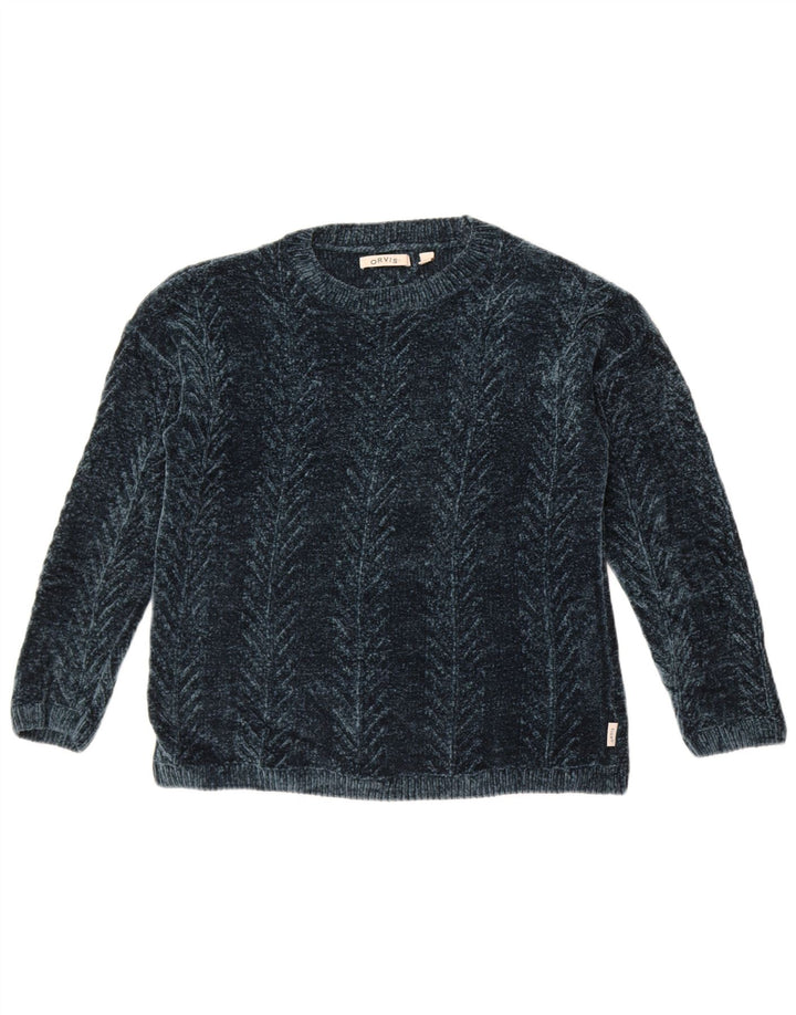 Orvis Dametrøjetrøje med rund hals DK 14 Mellemgrøn polyester