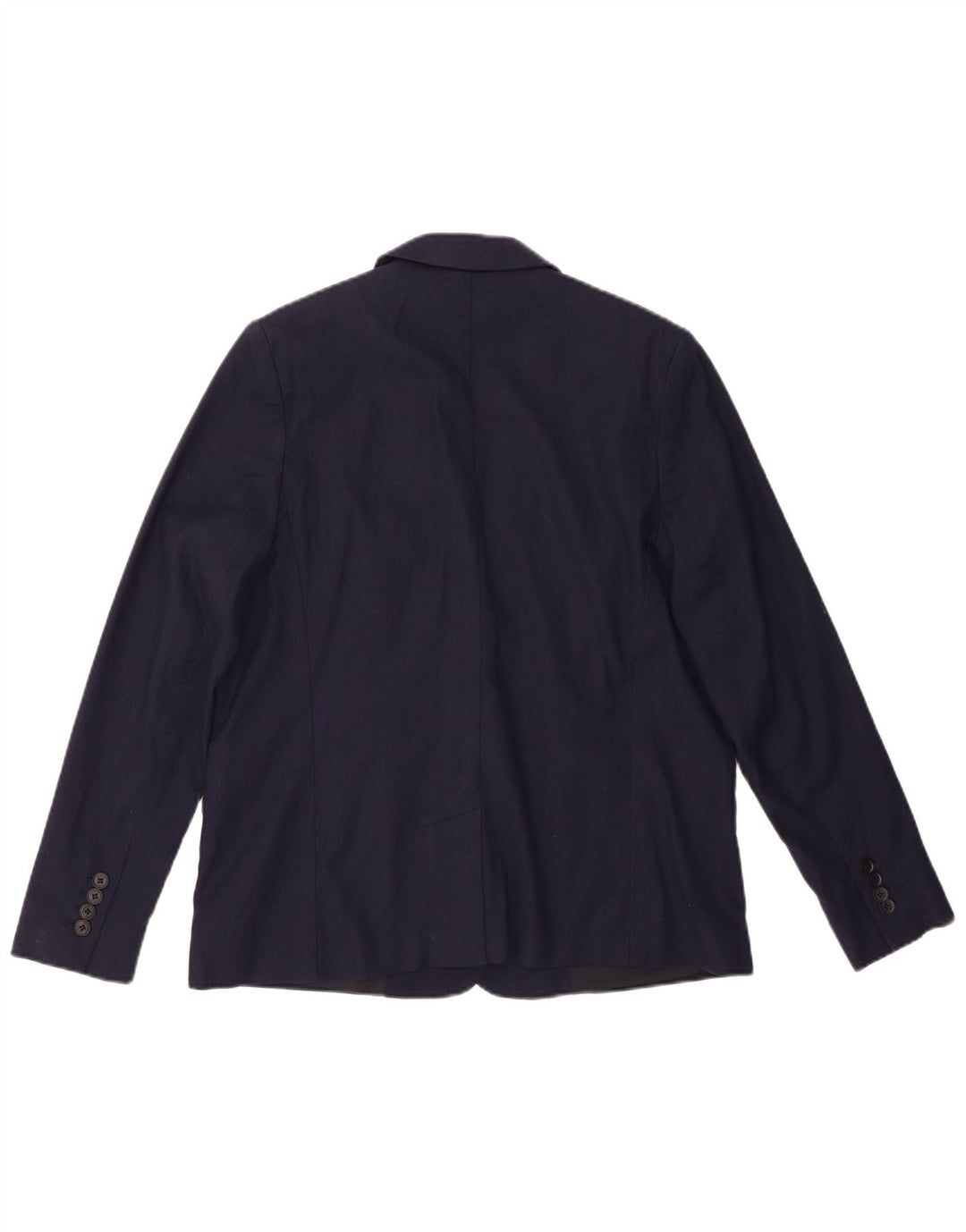 Lacoste Dame 1 Knap Blazer Jakke Størrelse 44 Stor Marineblå Bomuld
