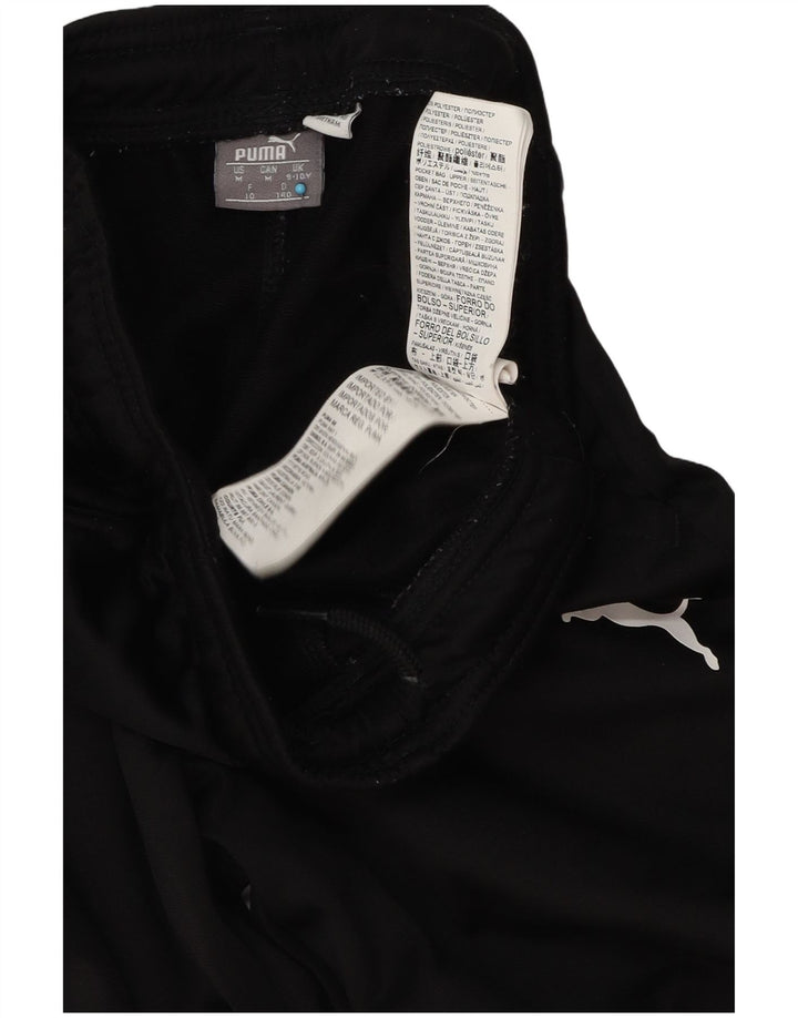 Puma Boys Tracksuit Trousers 9-10 Years Black Polyester