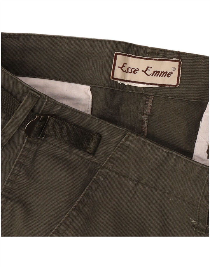 ESSE EMME Straight Cargo bukser til mænd W38 L27 Khaki