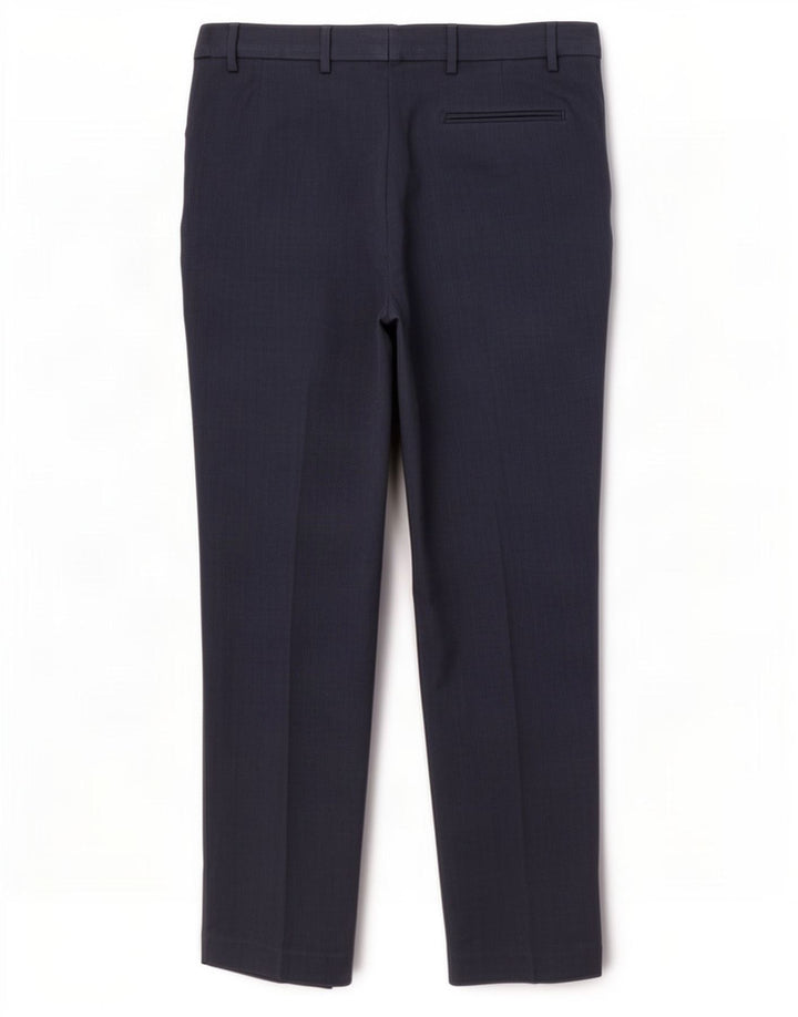 Marks & Spencer Herre Regular Fit Suit Bukser W34 L33 Marineblå polyester