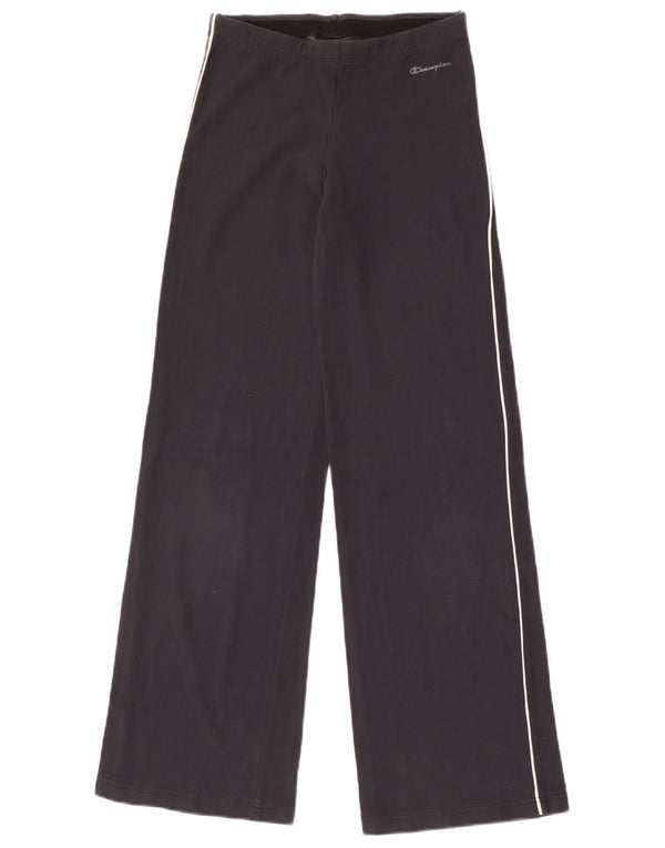 Champion Womens træningsdragt Bukser UK 8 Small Black Bomuld