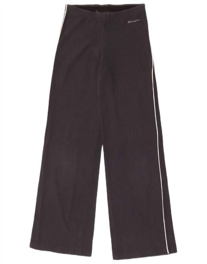 Champion Womens træningsdragt Bukser UK 8 Small Black Bomuld