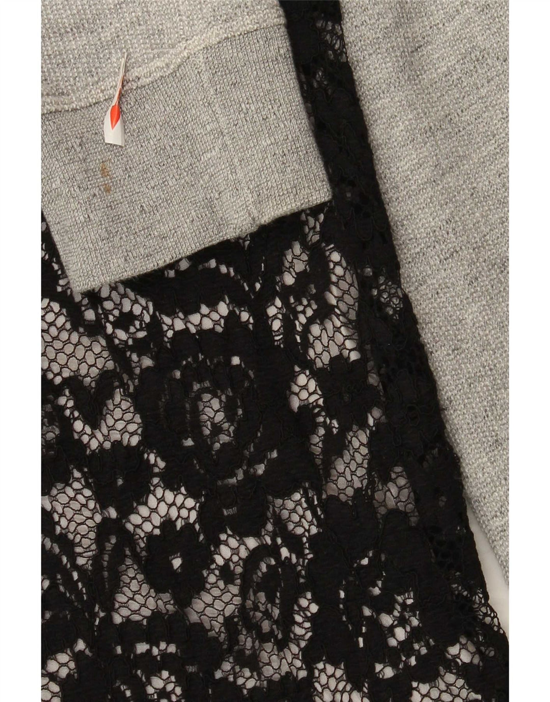 Denny Rose Dame Langærmet Jumper Kjole IT 42 Medium Grey Floral