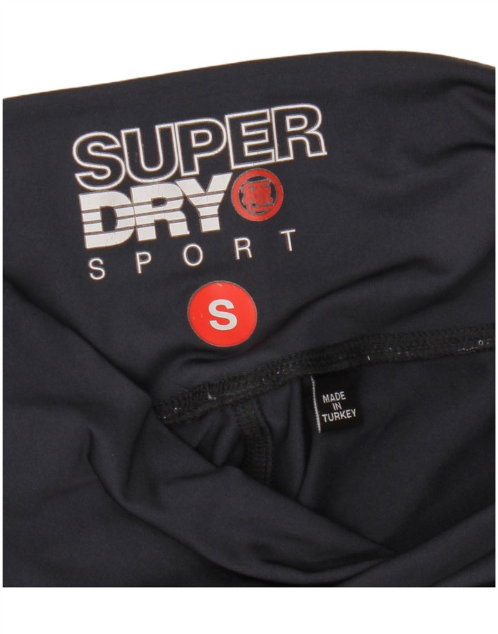 Superdry Grafiske Leggings til kvinder UK 8 Small Navy Blue Colourblock