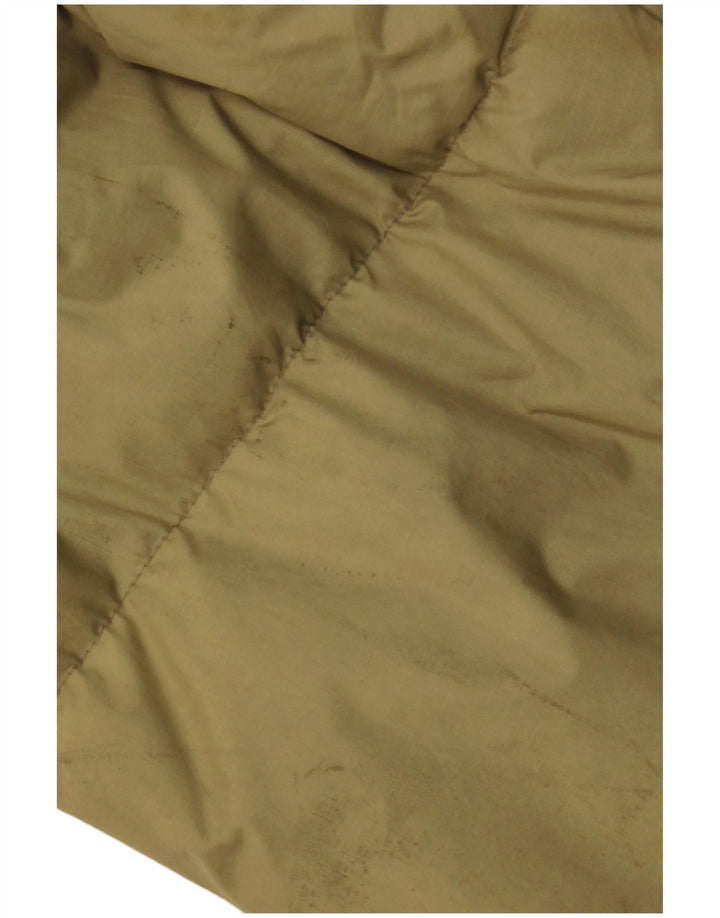 Vintage Herre Vendbar Loose Fit Polstret Jakke UK 38 Medium Khaki