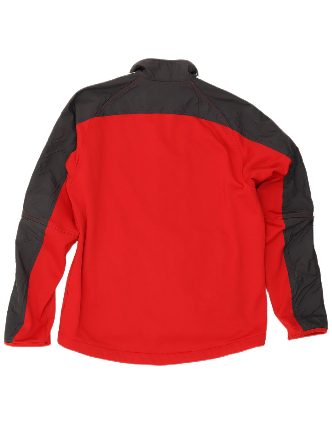 Adidas Træningsdragt til mænd Top jakke UK 42/44 Large Red Colourblock Polyester