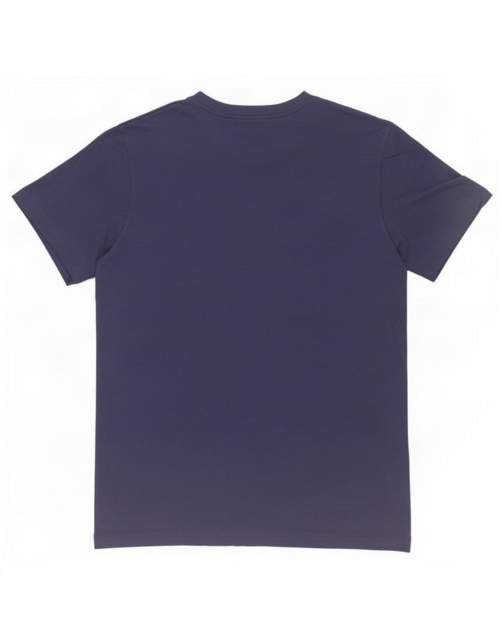 Nike Herre T-shirt Top Medium Marineblå Bomuld