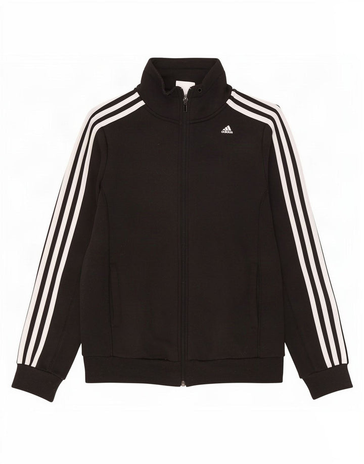 Adidas Womens Climalite træningsdragt Topjakke UK 8/10 Small Black Polyester