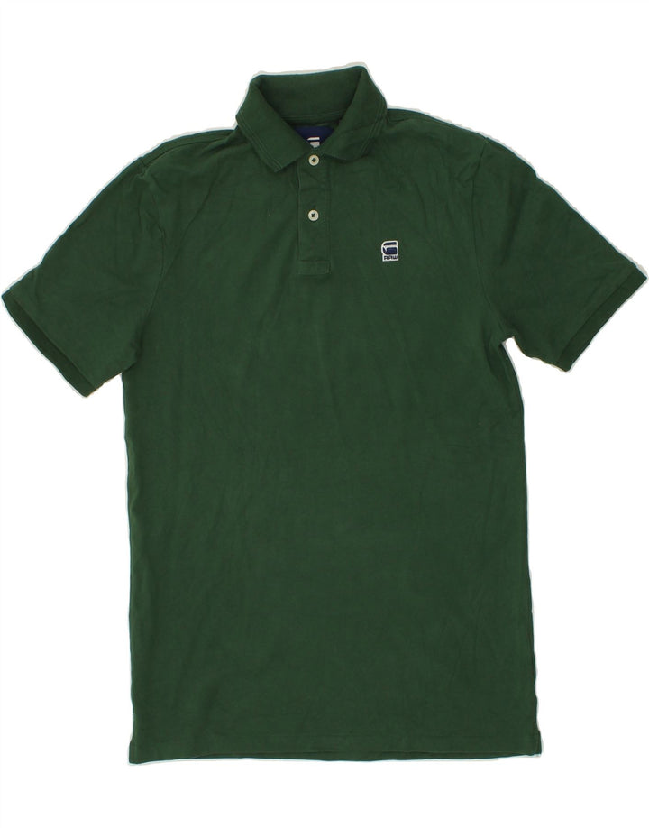G-STAR Mens Polo Shirt 2XS Green Cotton Vintage G-Star and Second-Hand G-Star from Messina Hembry 