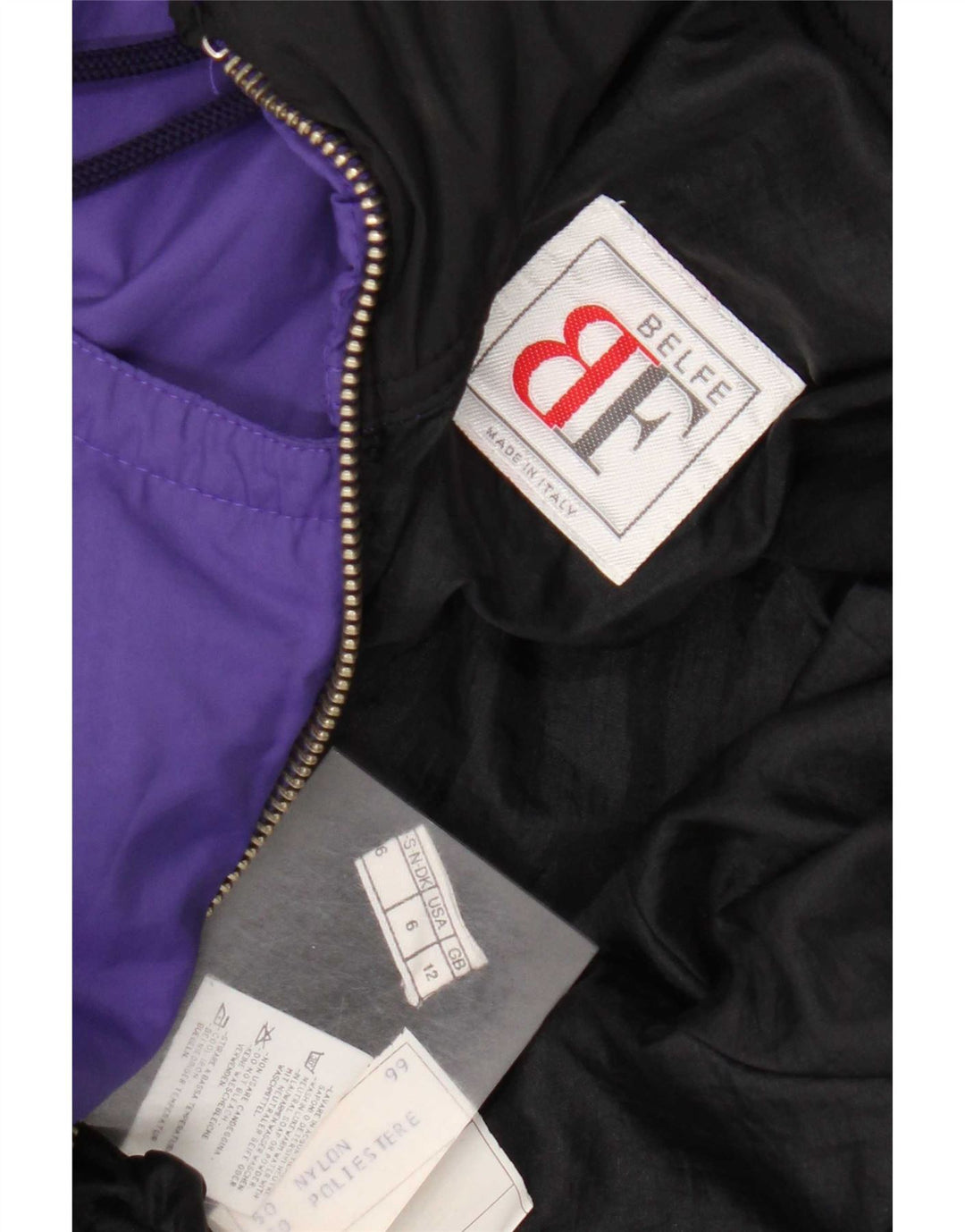 Belfe Dame Ski Jumpsuit UK 12 Medium Purple Floral Nylon