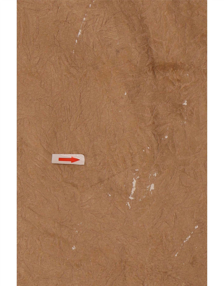 Vintage dame ruskindsnederdel IT 46 Large W30 Beige Læder