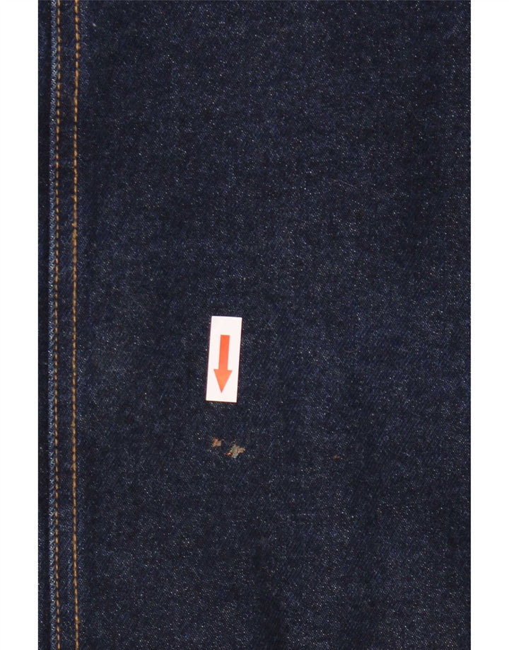 Wrangler Herre Sherpa Denimjakke UK 40 Stor Blå Bomuld