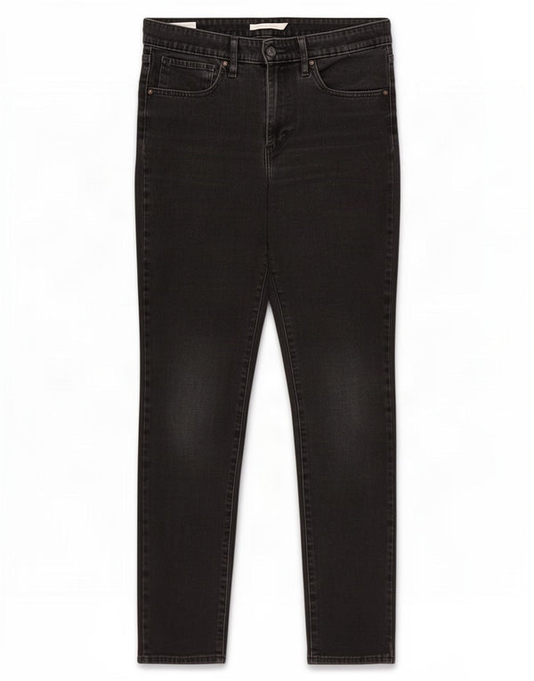 Levi's Dame 721 Skinny Jeans W30 L32, sort bomuld