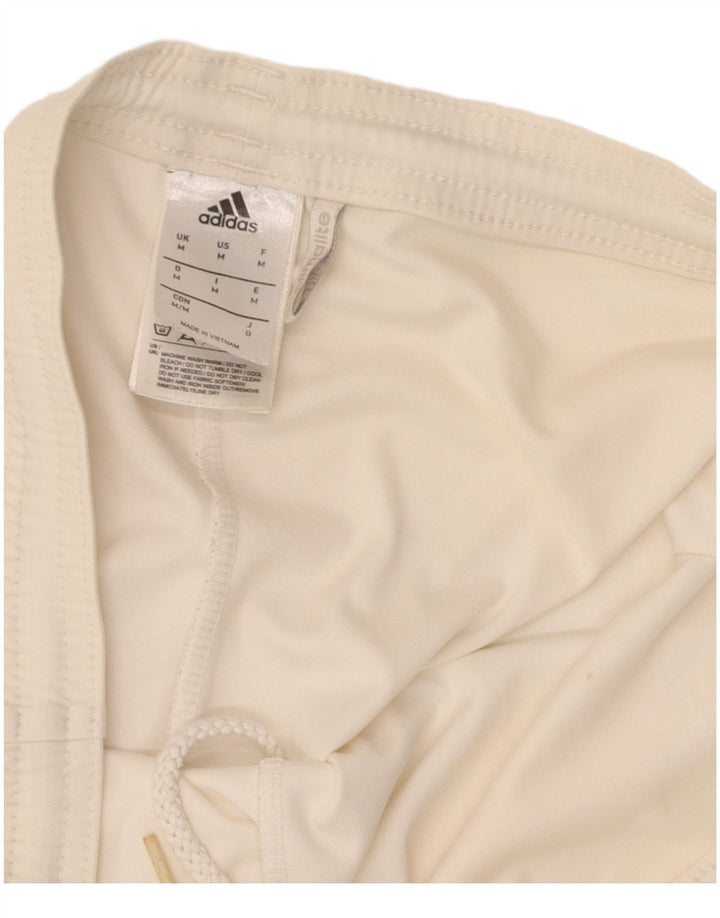 ADIDAS Mens Climalite Sport Shorts Medium White Polyester