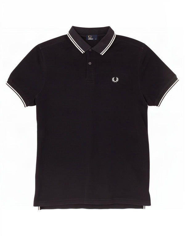 Fred Perry Herre poloshirt Medium Sort bomuld