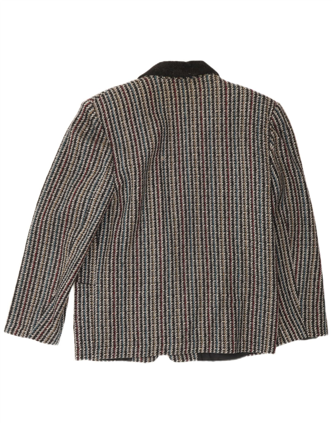 Vintage Dame 1 Knap Blazer Jacket UK 10 Small Multicolored Check
