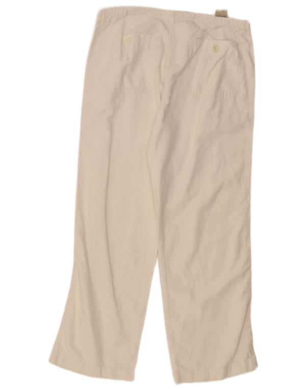 Sisley Herre Lige Casual Bukser IT 50 Large W34 L28 Hvid Bomuld