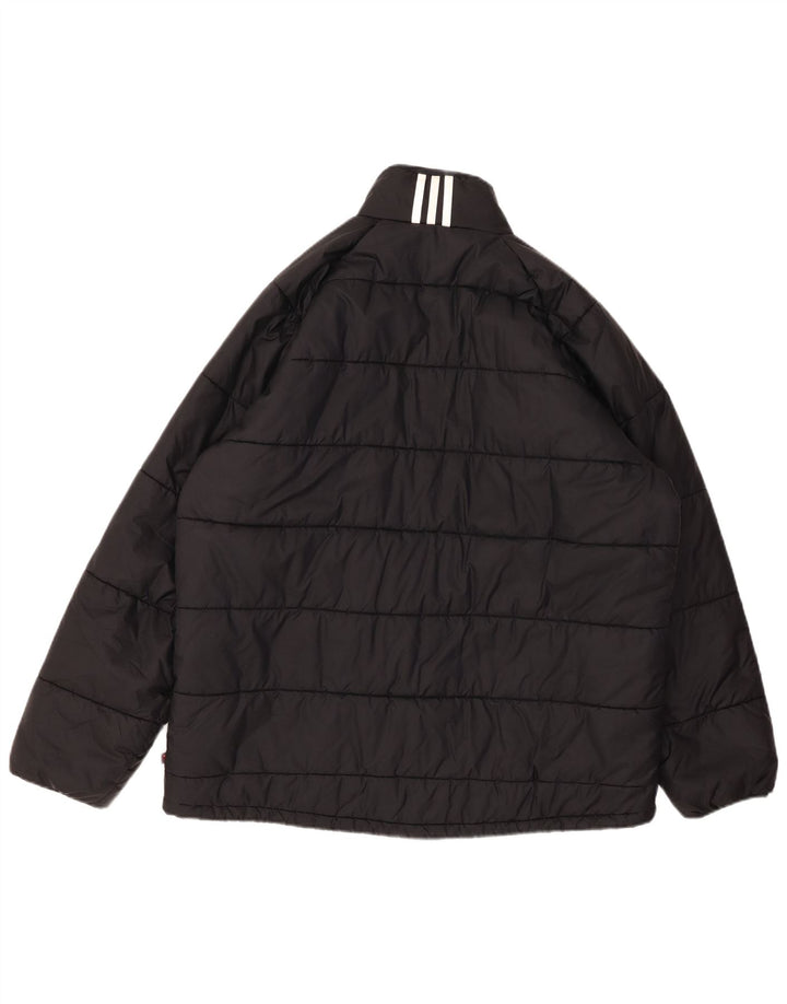 ADIDAS Polstret jakke til mænd UK 42 XL sort nylon