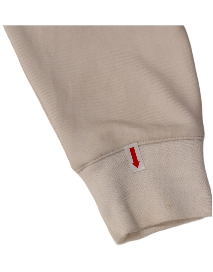 ASICS træningsdragt topjakke til kvinder UK 14 Medium White Colourblock