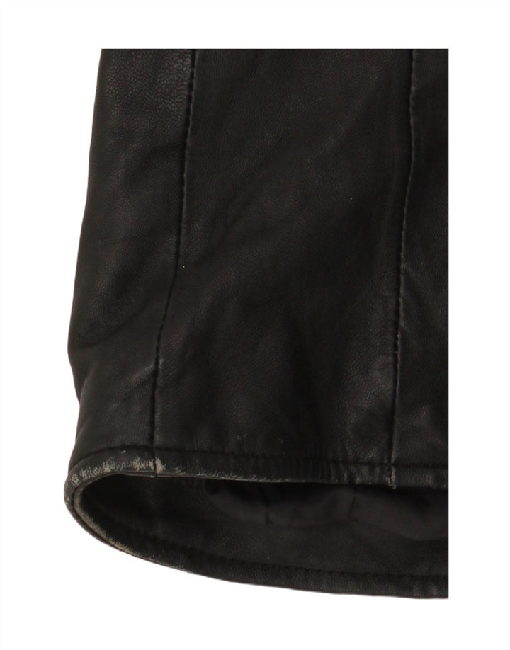 Calvin Klein Jeans Dame 1 Knap Blazer Jakke UK 10 Lille Sort