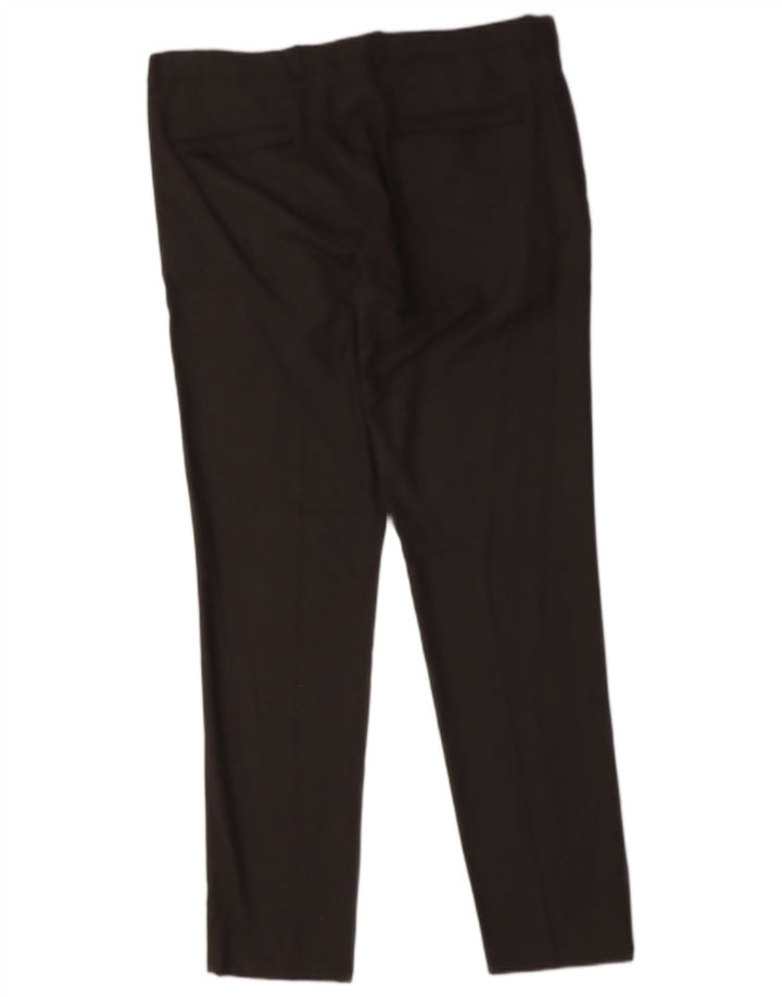 ZARA Mens Slim Suit Trousers EU 46 XL W36 L33 Grey