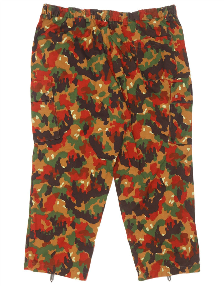 Vintage Straight Cargo Bukser til mænd W46 L31 Flerfarvet Camouflage