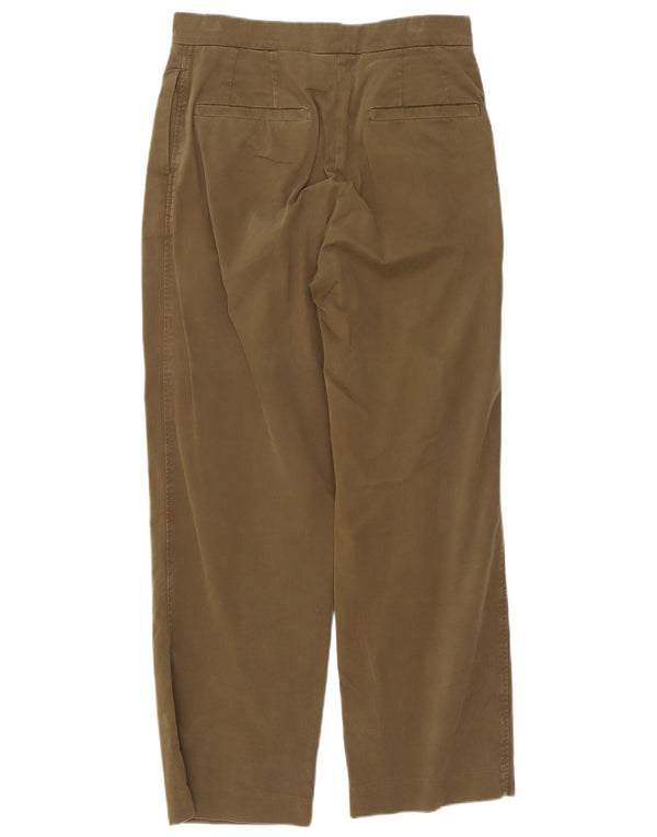 Massimo Dutti Dame Chinobukser med høj talje EU 38 Small W28 L28 Khaki