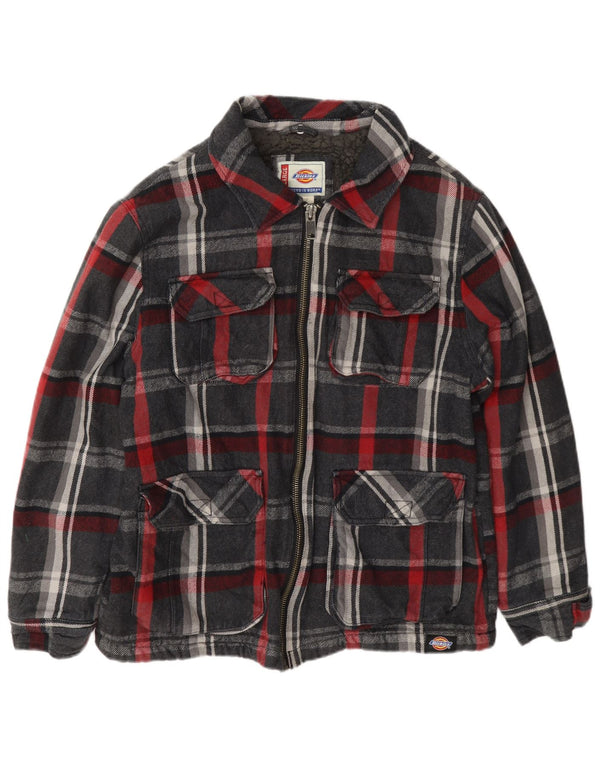Dickies Herre Sherpa Utility Jacket UK 40 Stor flerfarvet ternet bomuld