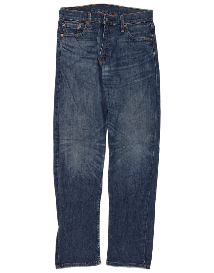 Levi's Herre 513 Slim Jeans W30 L32 Blå Bomuld