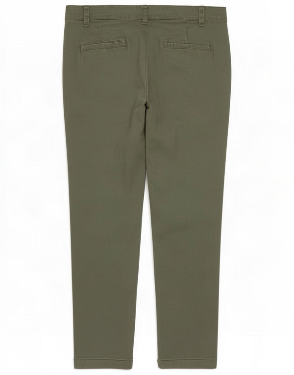 Gap Womens Girlfriend Tapered Chino-bukser US 10 Large W32 L27 Green