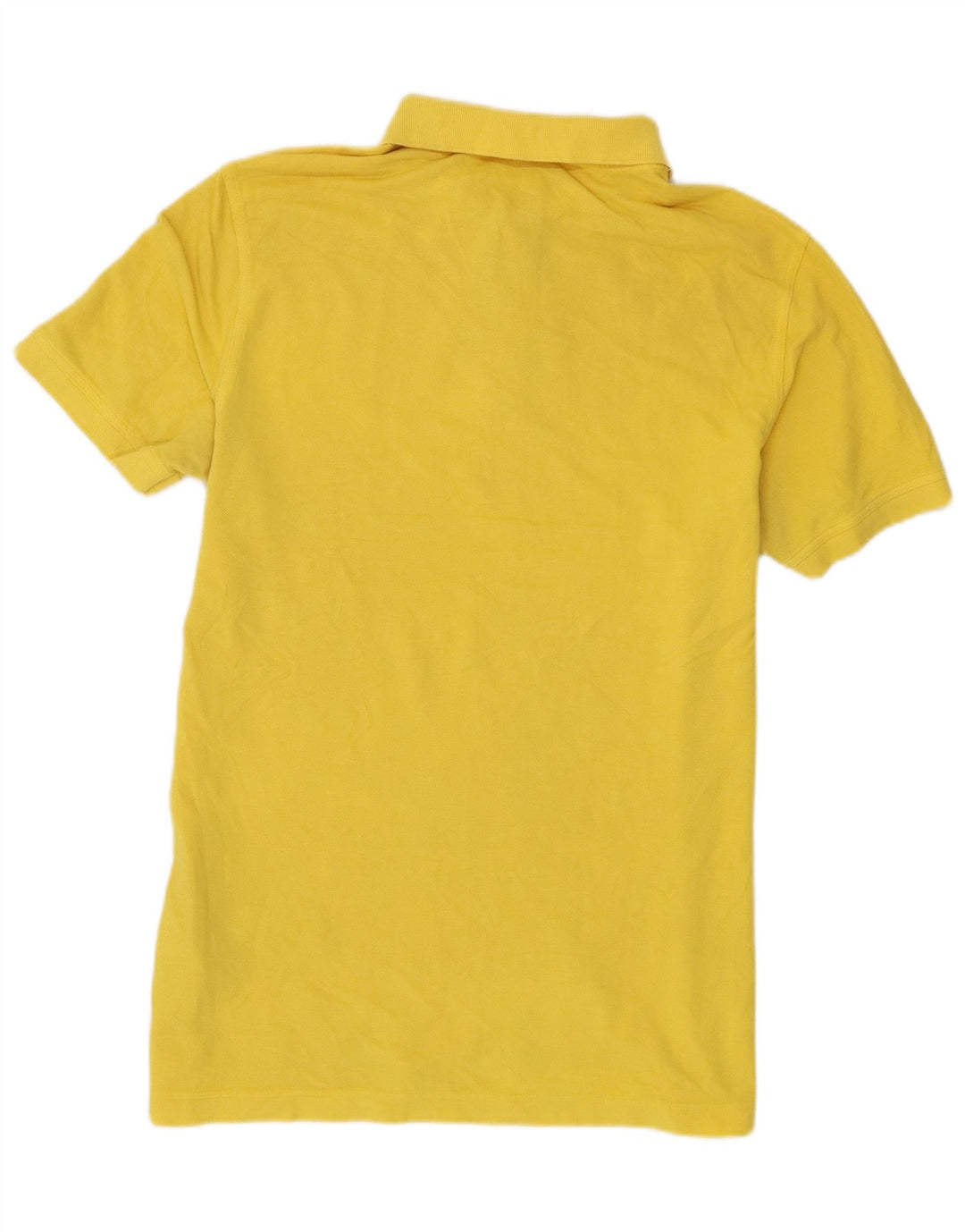 Benetton herre poloshirt XL gul bomuld
