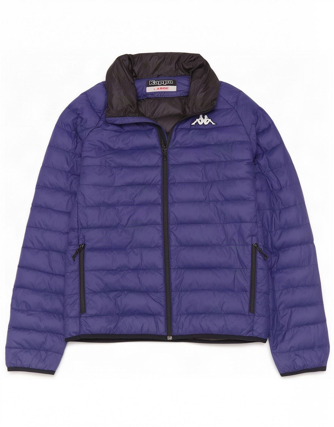 Kappa Herre polstret jakke UK 40 Large Navy Blue Polyamide