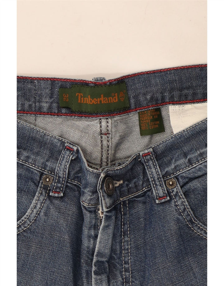 Timberland lige jeans til kvinder W32 L29 blå bomuld