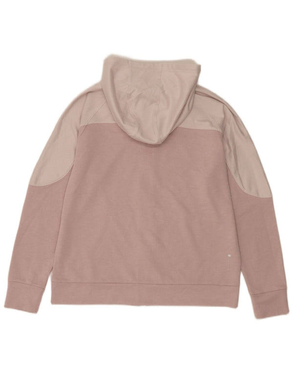 Under Armour Dame hættetrøje Sweater UK 14 Medium Pink Colourblock