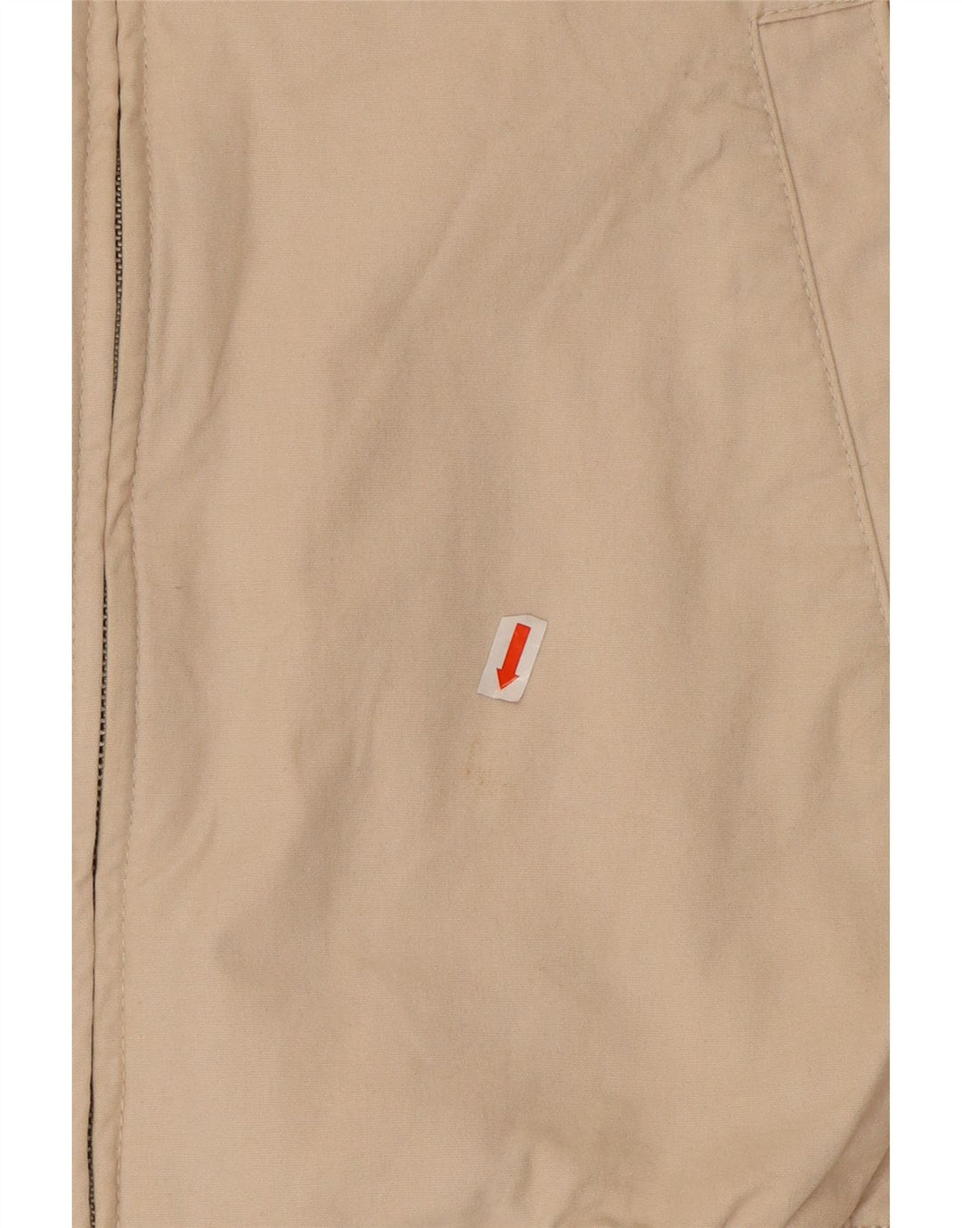 ZARA Mens Bomber Jacket UK 42 XL Beige Cotton Vintage Zara and Second-Hand Zara from Messina Hembry 