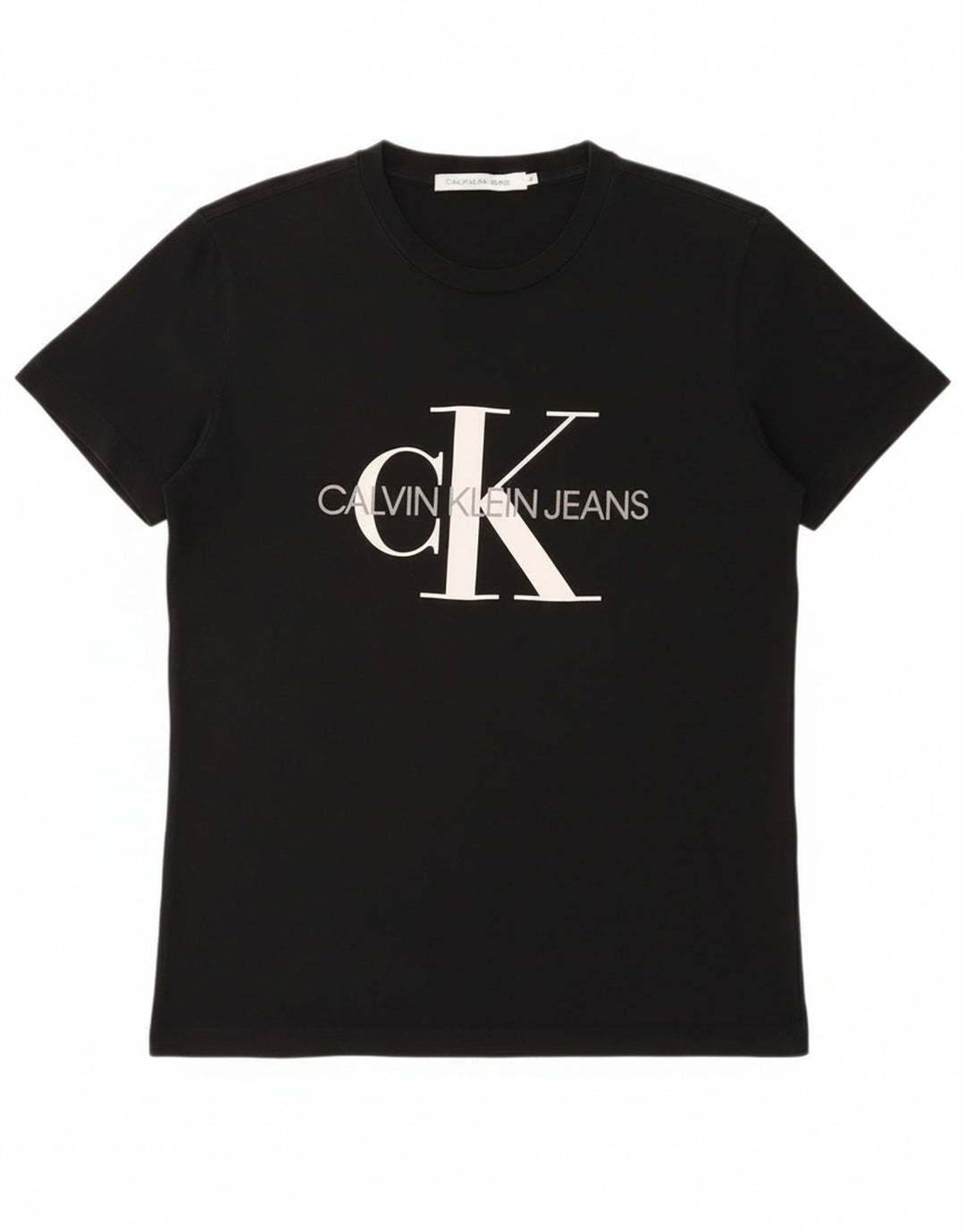 Calvin Klein Jeans Herre grafisk T-shirt Top Medium Sort Bomuld