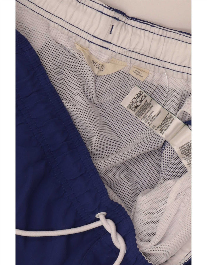 Marks & Spencer Badeshorts til mænd XL Blå Polyester