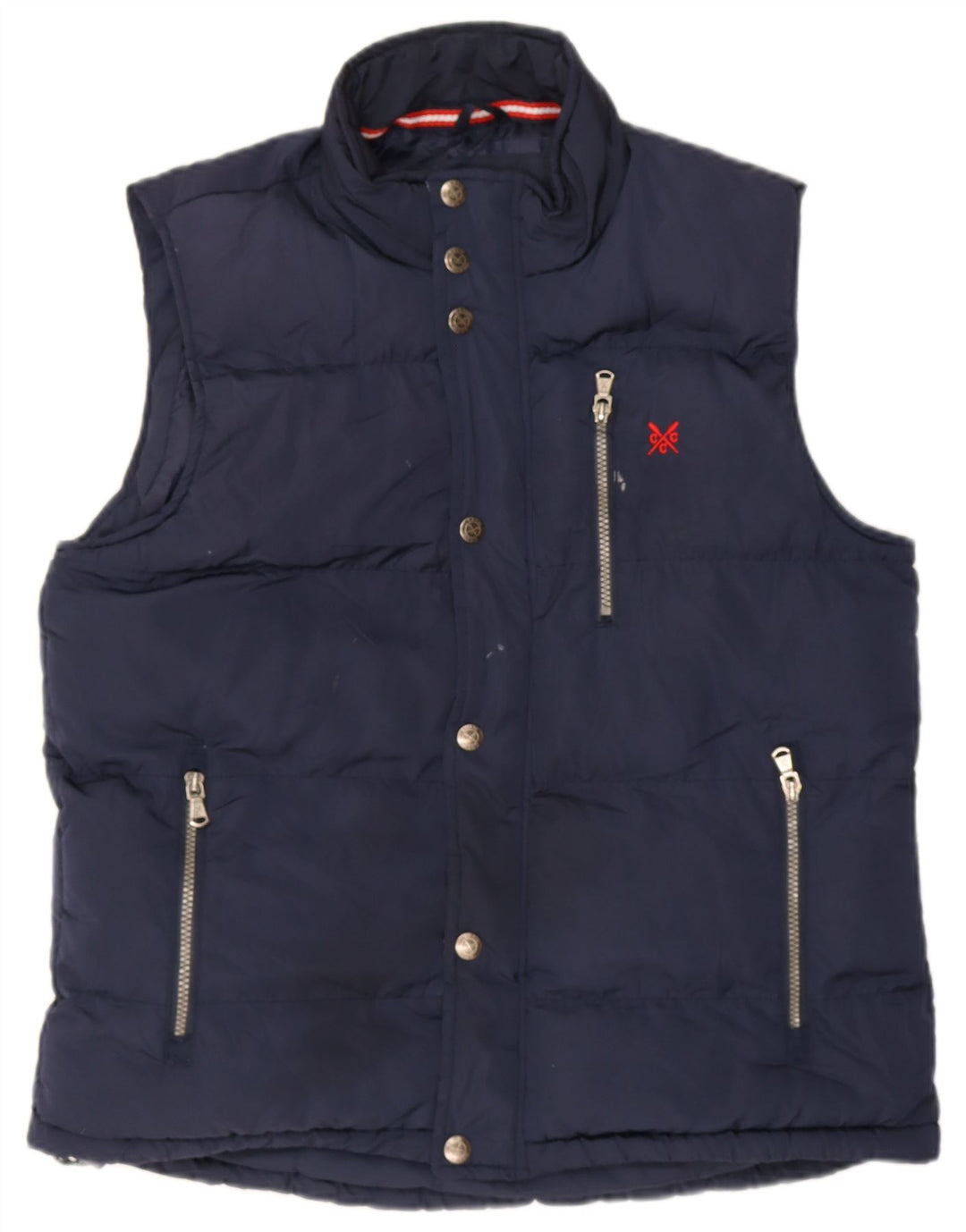Besætningsbeklædning Herre Polstret Gilet UK 38 Medium Navy Blue Polyester