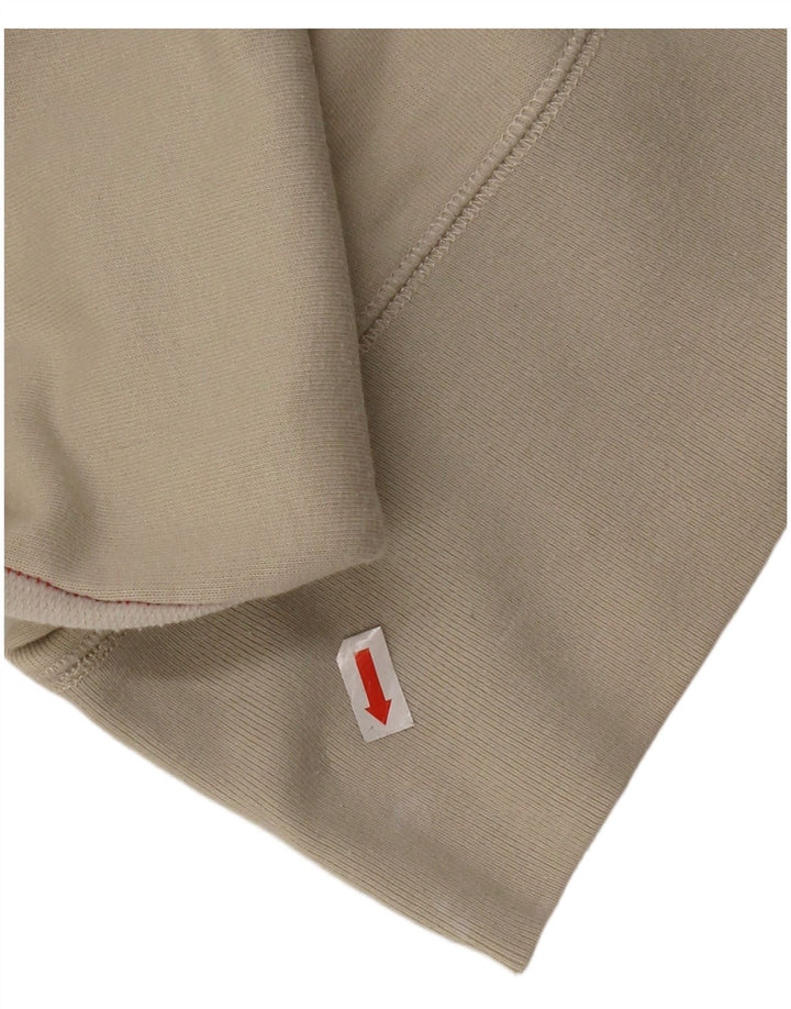 Levi's Dame Grafisk Sweatshirt Jumper UK 16 Stor Grå Bomuld