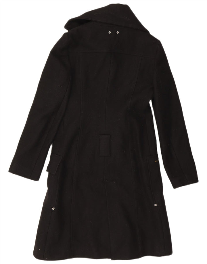 PATRIZIA PEPE Womens Firenze Overcoat IT 44 Medium Black Wool