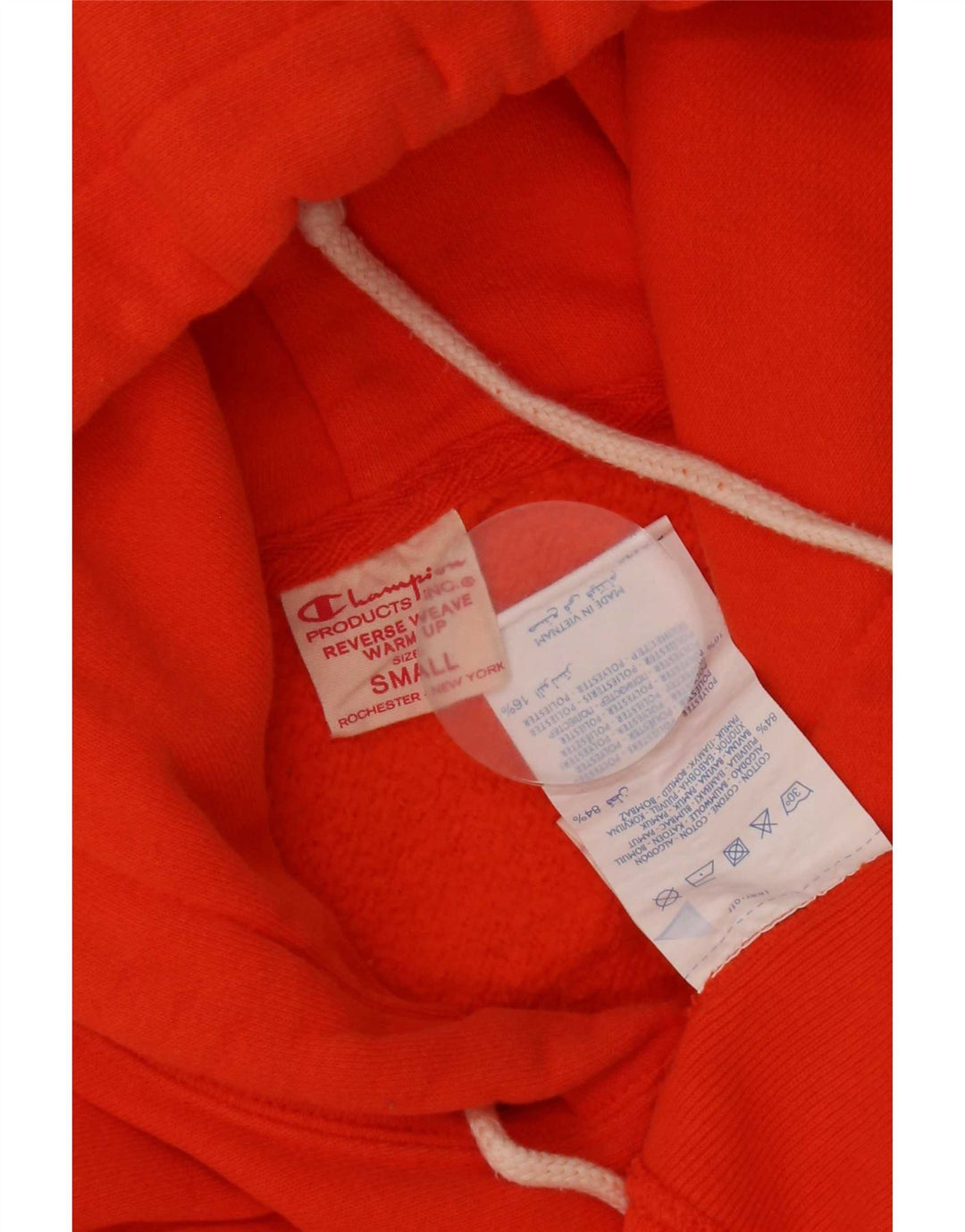 Champion Herre hættetrøje Jumper Lille Orange Bomuld