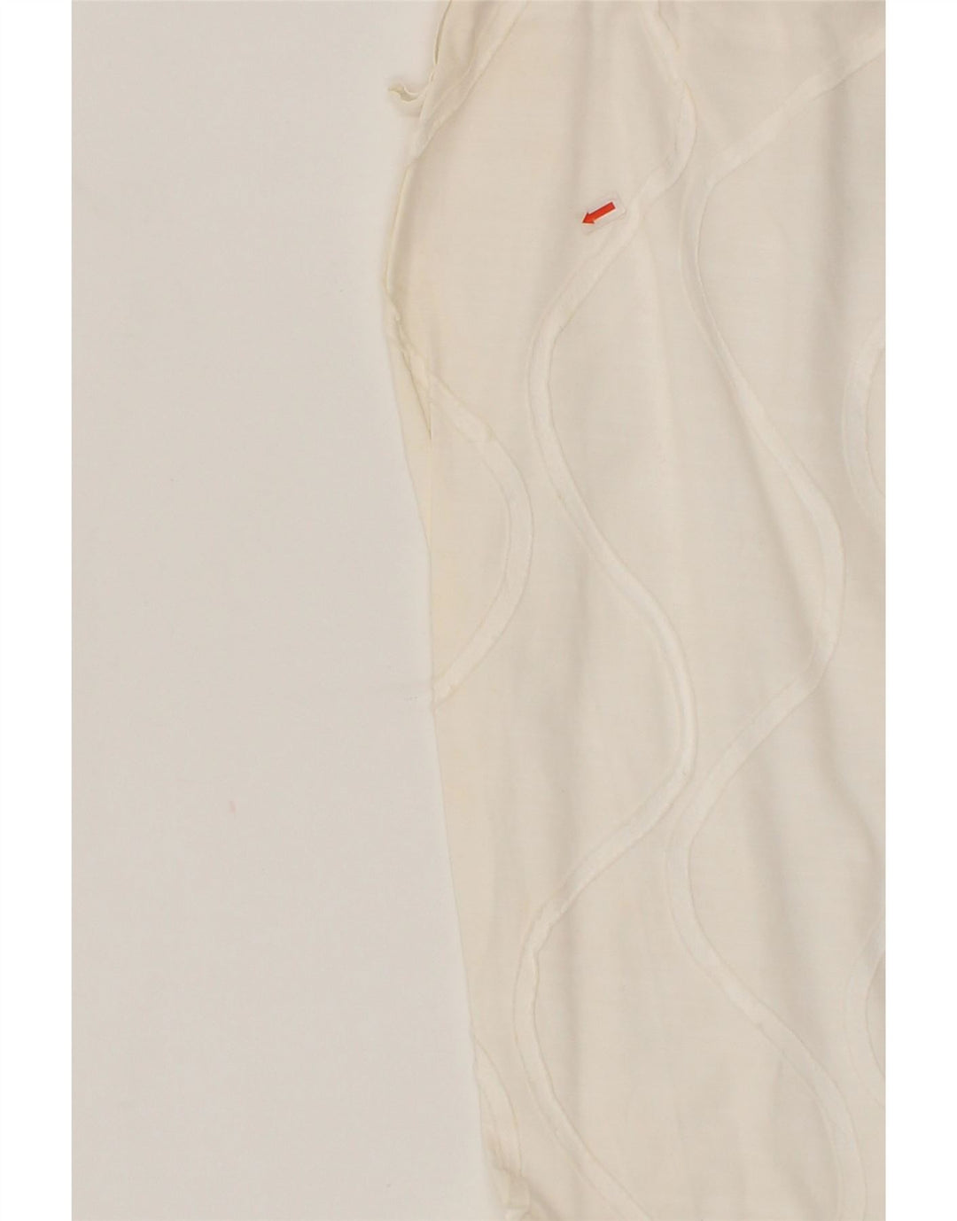 BYBLOS Womens Bootcut Casual Trousers UK 14 Medium W30 L31 White Vintage Byblos and Second-Hand Byblos from Messina Hembry 