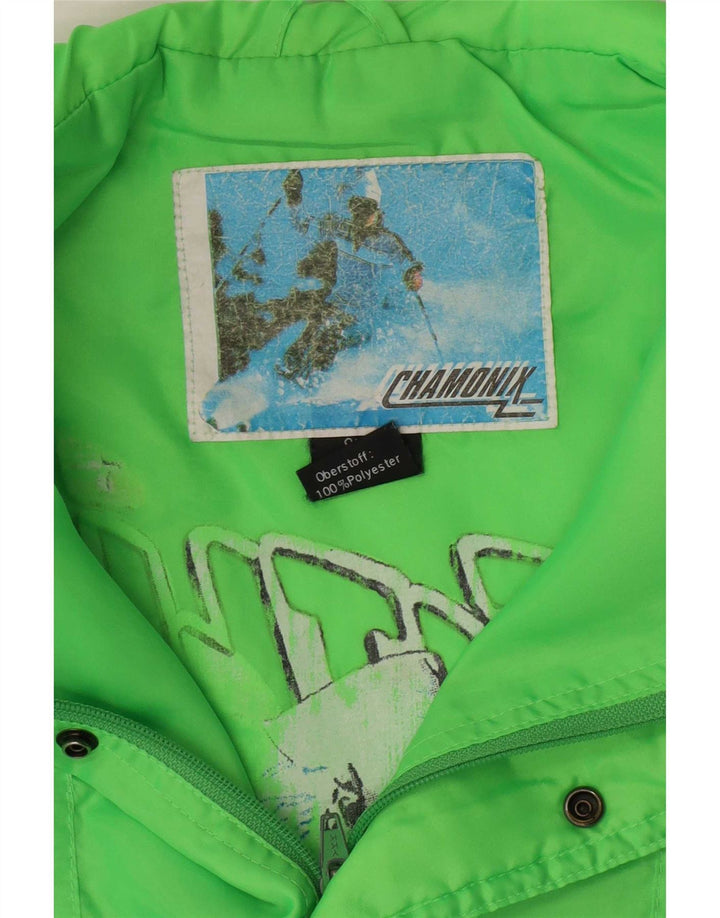 Chamonix Herre Grafisk Pullover Skijakke Medium Grøn Polyester Sports
