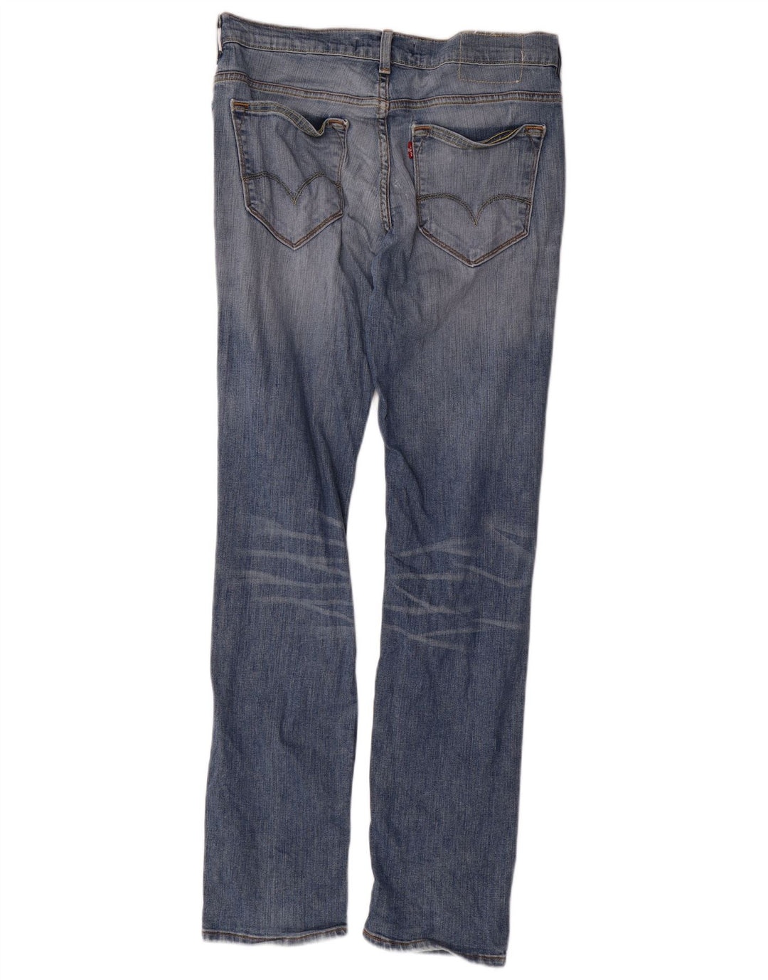 LEVI'S Herre 519 Slim Jeans W34 L34 Blå Bomuld
