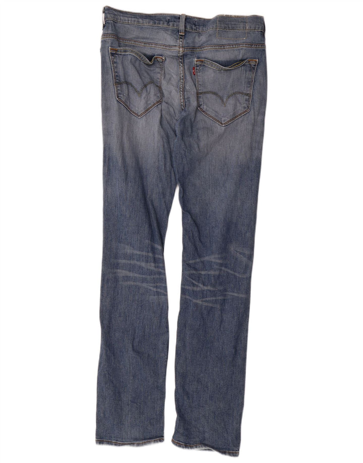 LEVI'S Herre 519 Slim Jeans W34 L34 Blå Bomuld