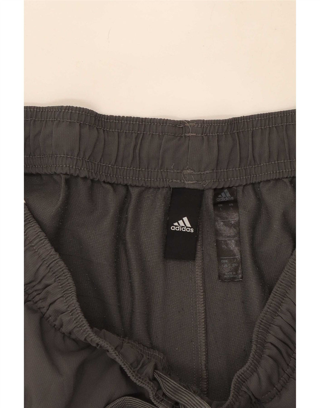 Adidas Sportsshorts til mænd, store grå polyester